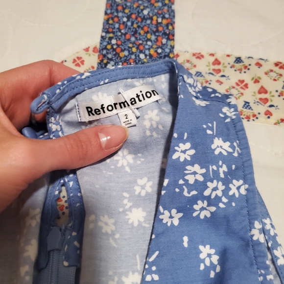 Blue Reformation Dress - Picture 2 of 4